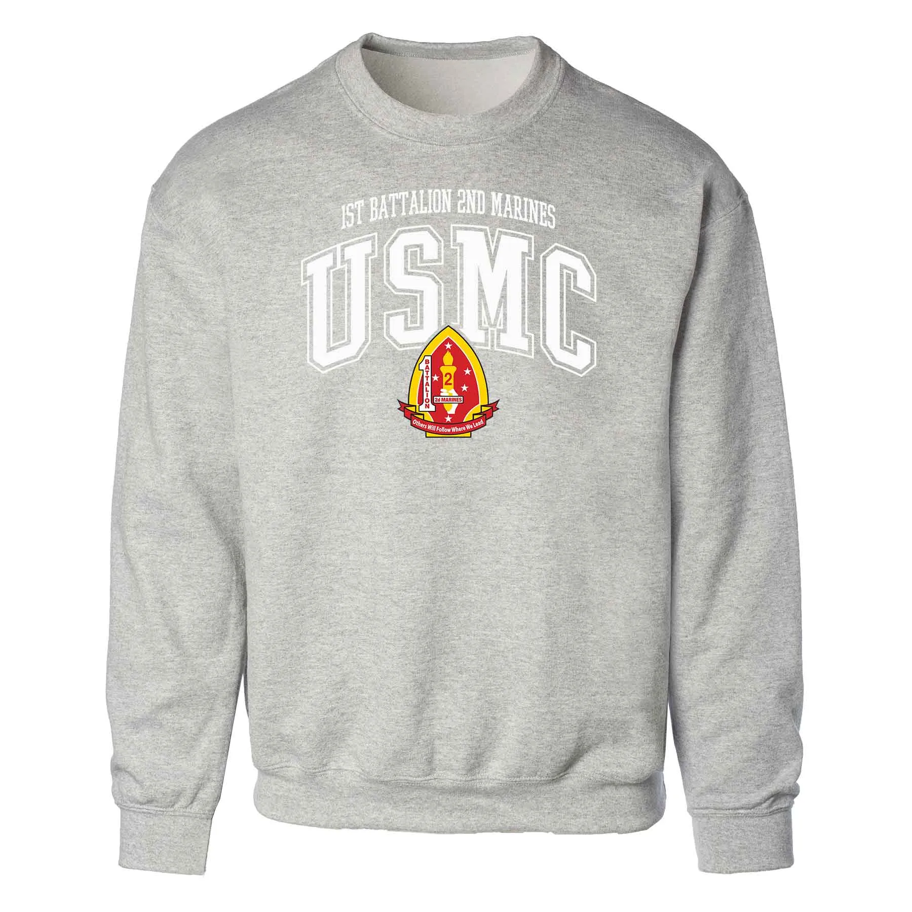 1st Battalion 2nd Marines Arched Sweatshirt