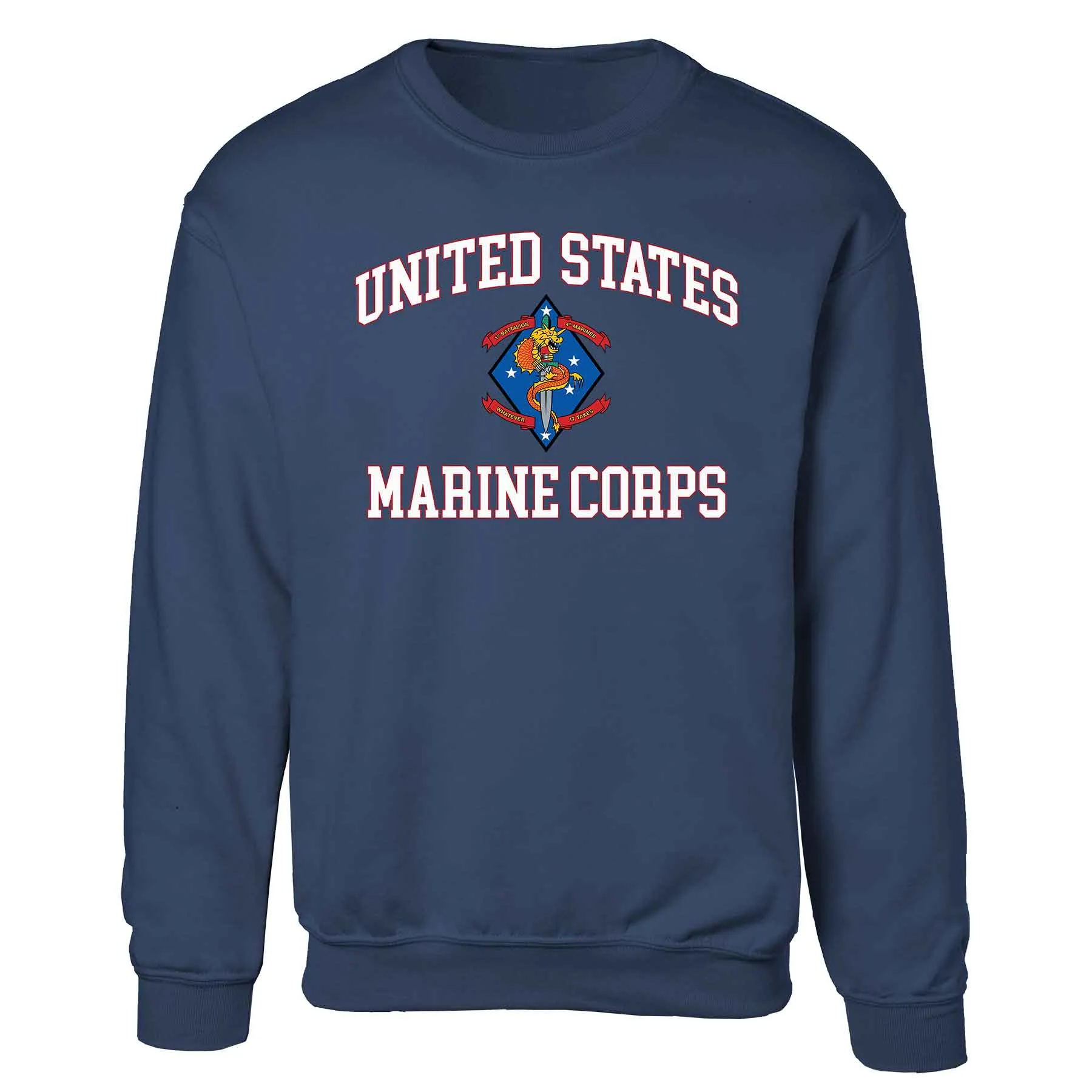 1st Battalion 4th Marines USMC Sweatshirt