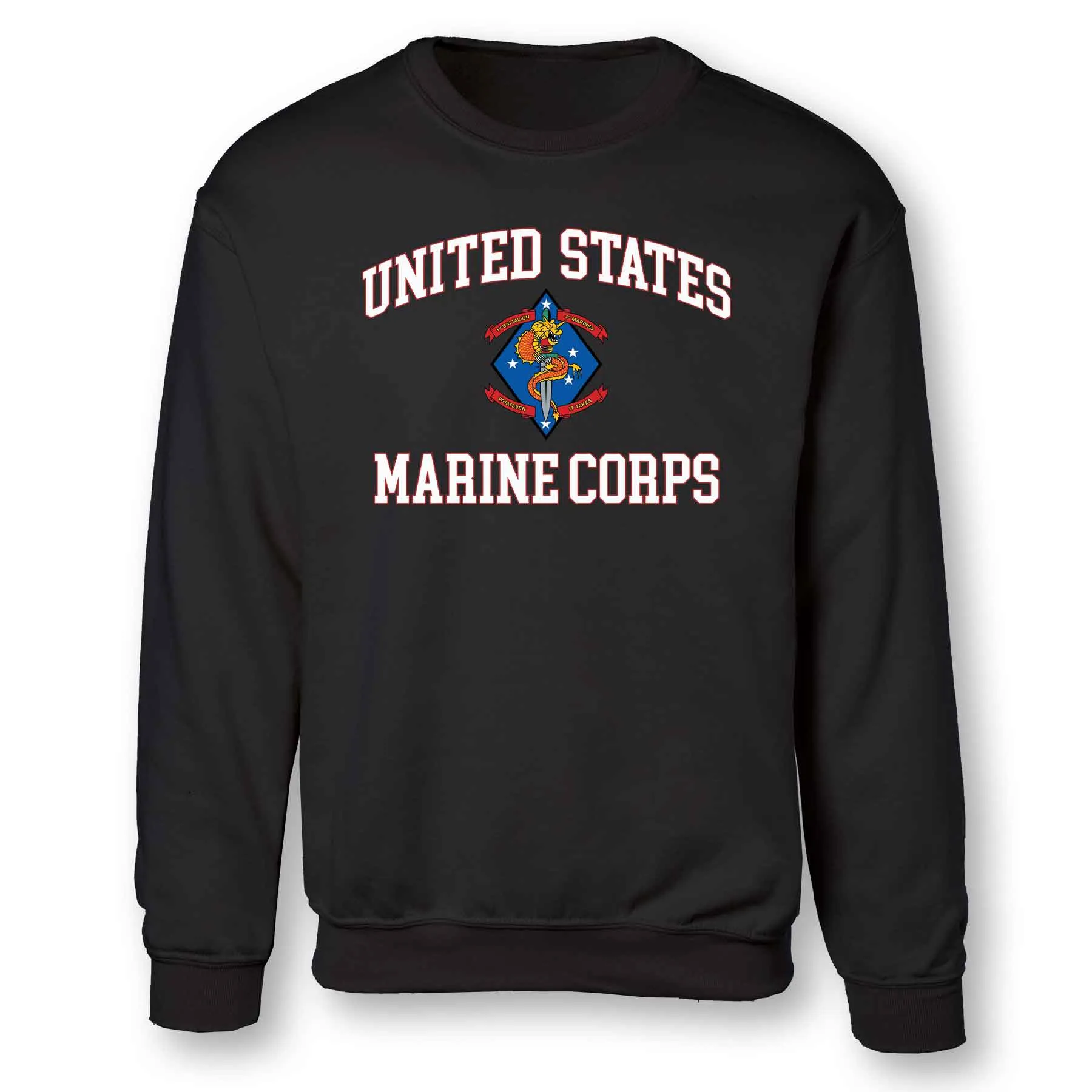 1st Battalion 4th Marines USMC Sweatshirt