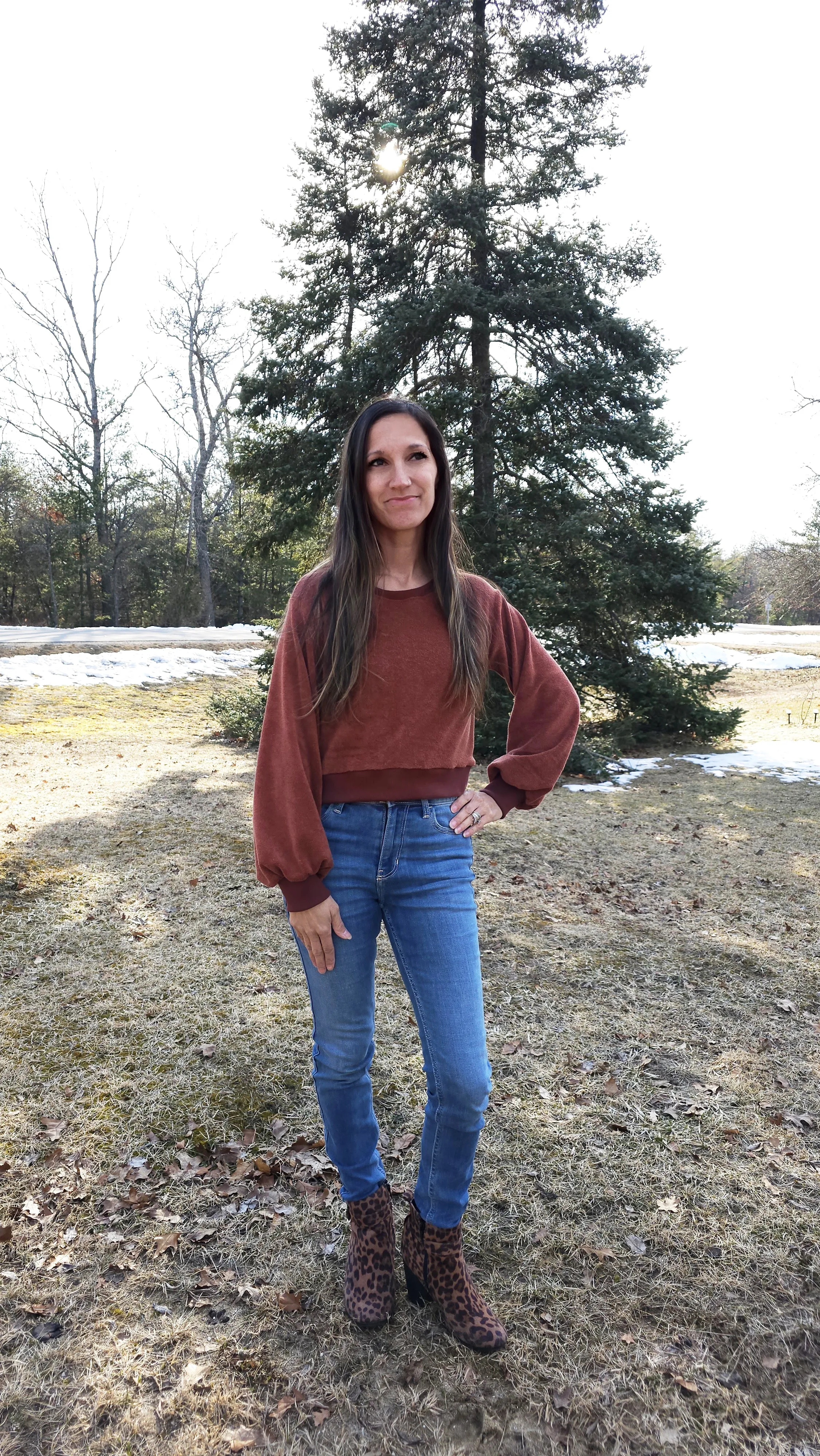 Adult Clara Ballet Sweater Digital Sewing Pattern Sizes 0-32