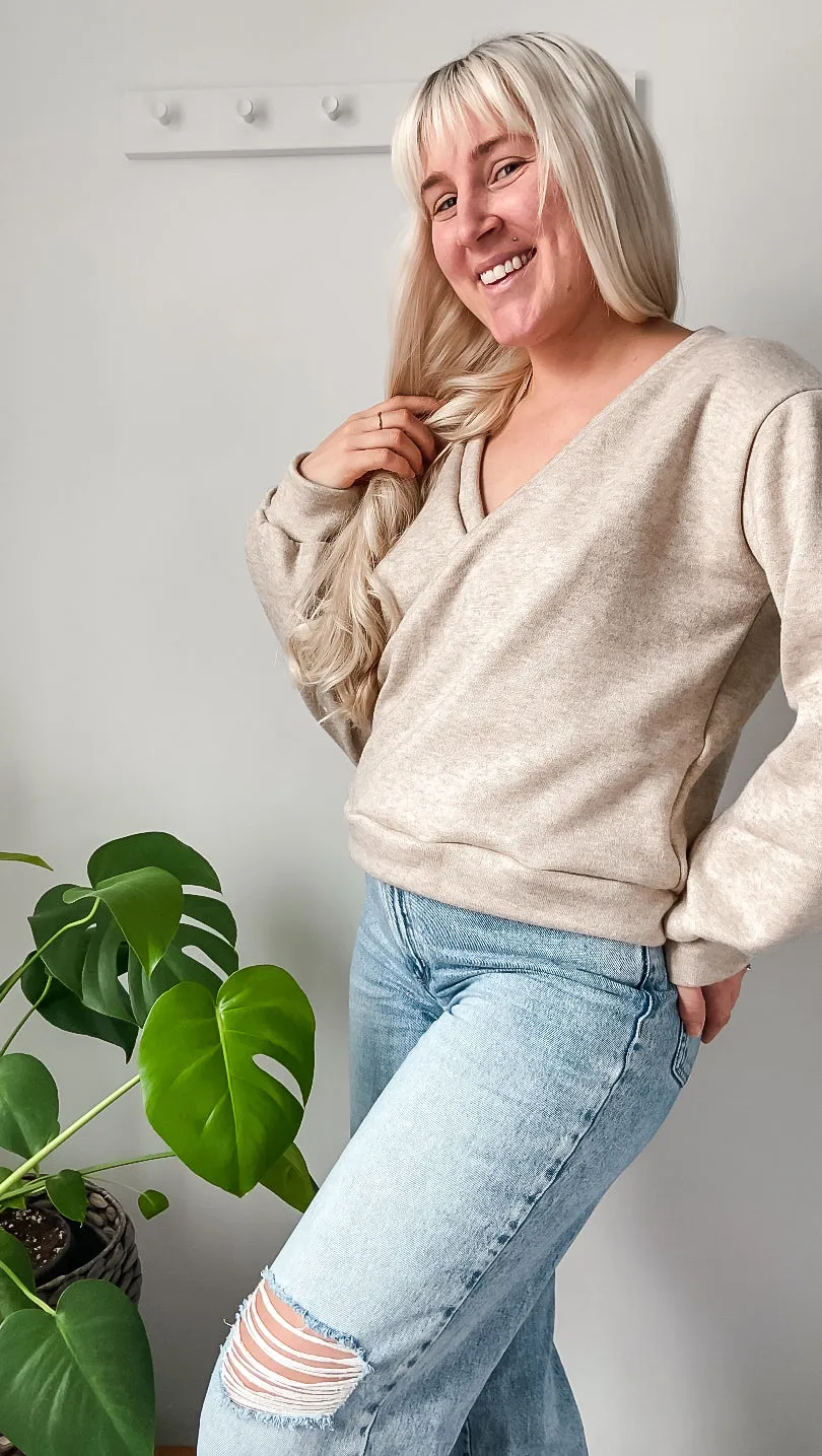 Adult Clara Ballet Sweater Digital Sewing Pattern Sizes 0-32