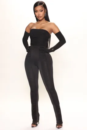 All Good Ruched Pant 33 - Black