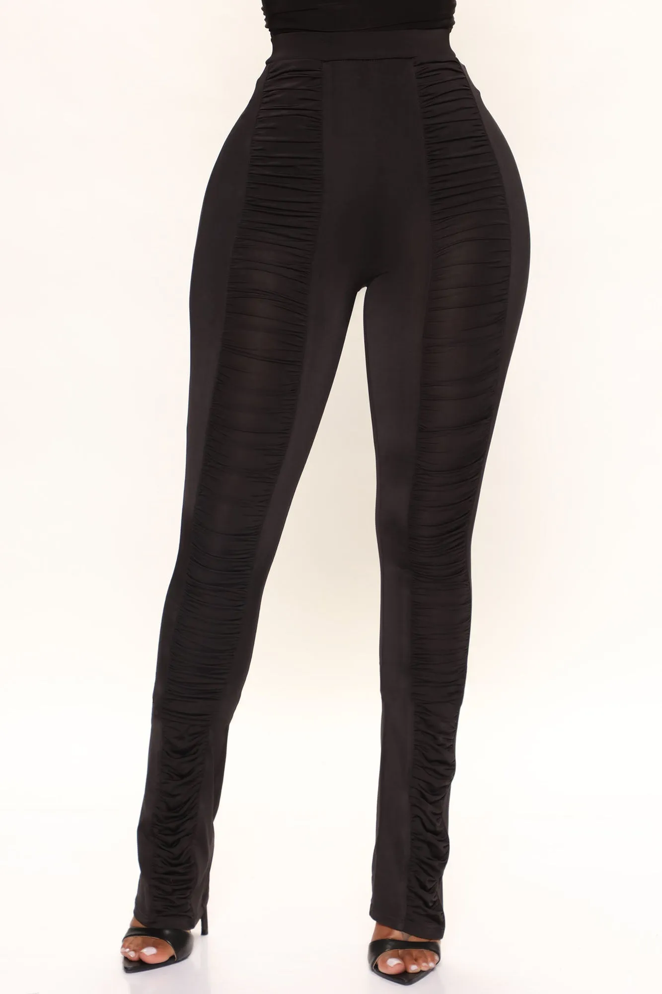 All Good Ruched Pant 33 - Black