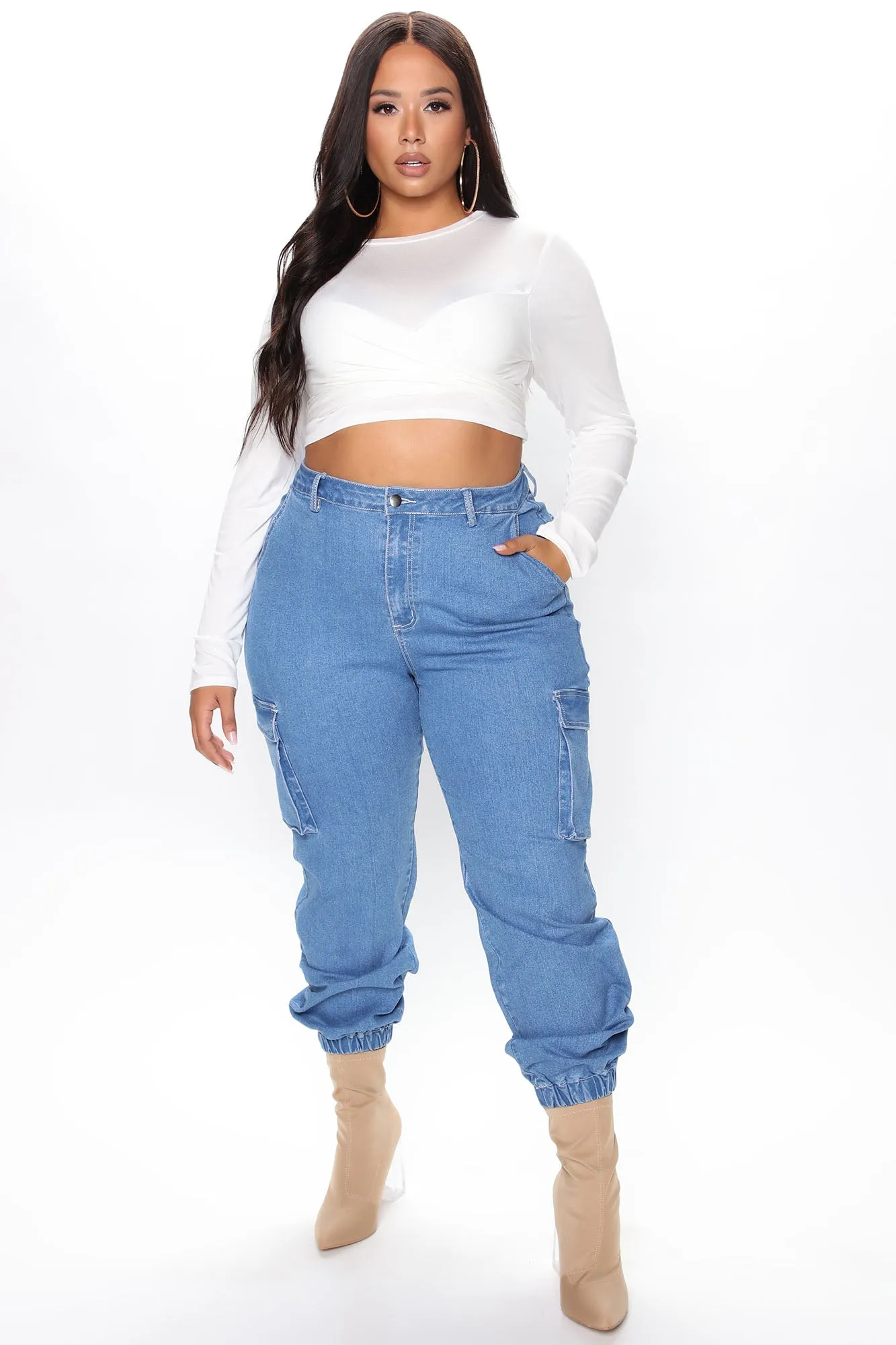 All Wrapped Up Top - Ivory