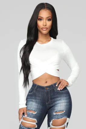 All Wrapped Up Top - Ivory
