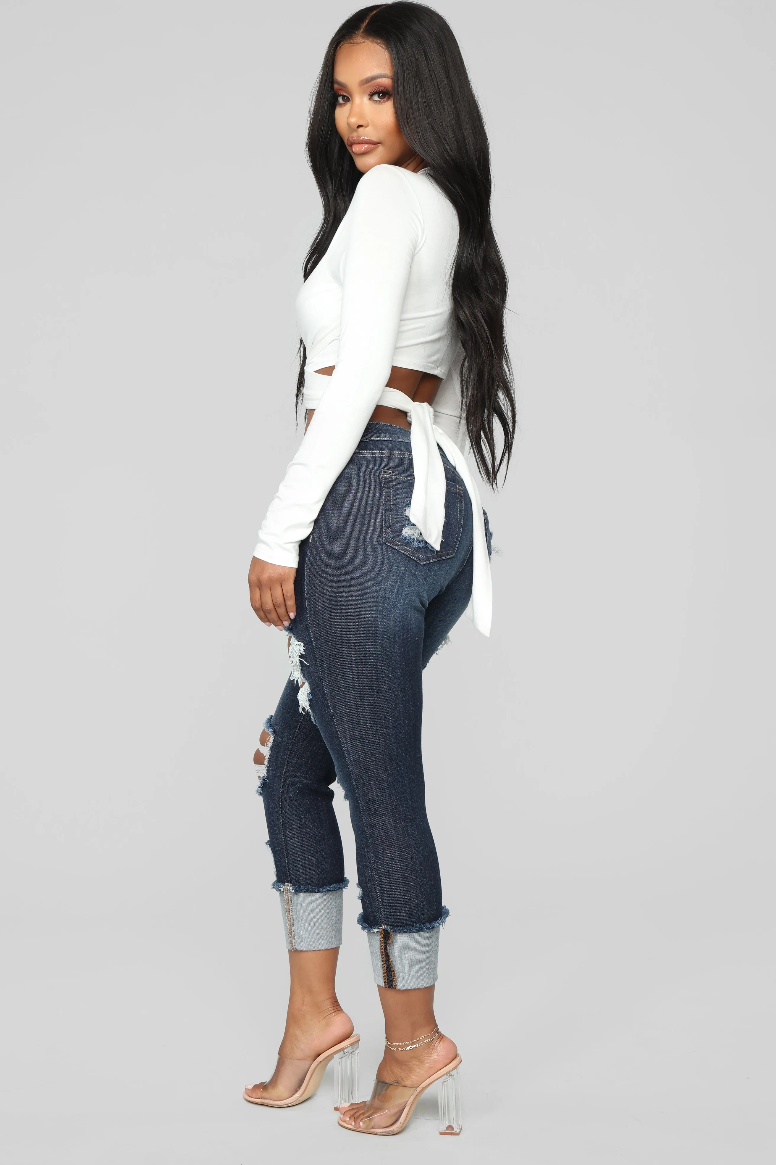 All Wrapped Up Top - Ivory