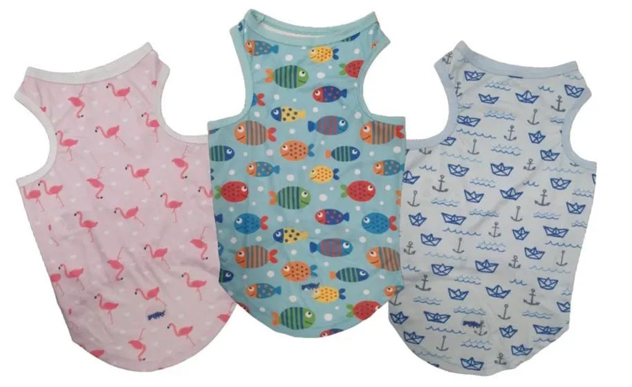 Animate - Pet Cooling Vest - Flamingo - Small - 28cm (Chest: 44cm, Neck: 29cm)