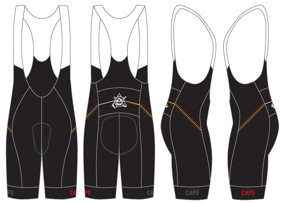 Annadel Illuminati - Reggae Design - Bib Shorts