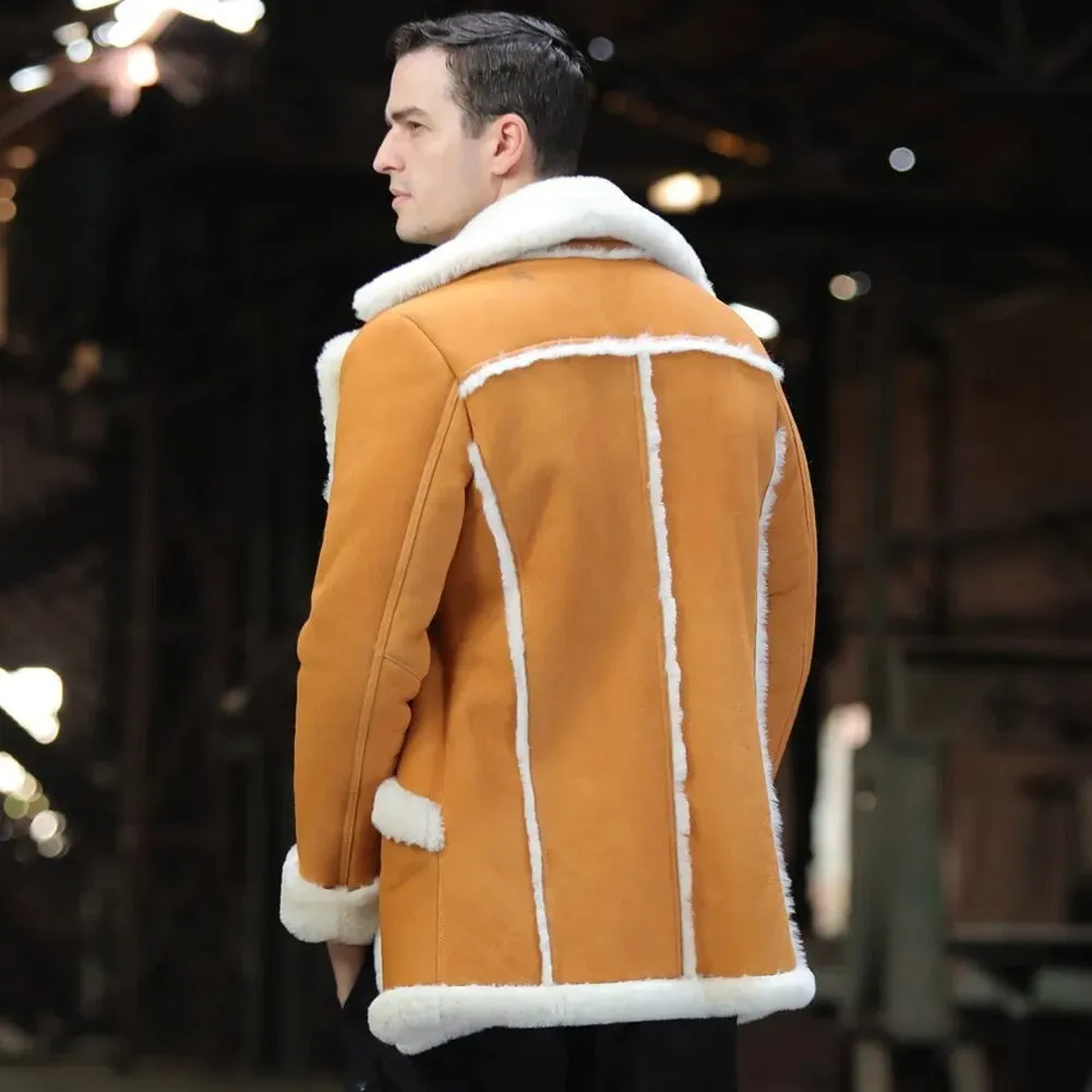 B7 Sheepskin Shearling Coat