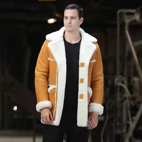 B7 Sheepskin Shearling Coat