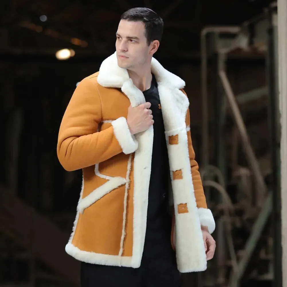 B7 Sheepskin Shearling Coat