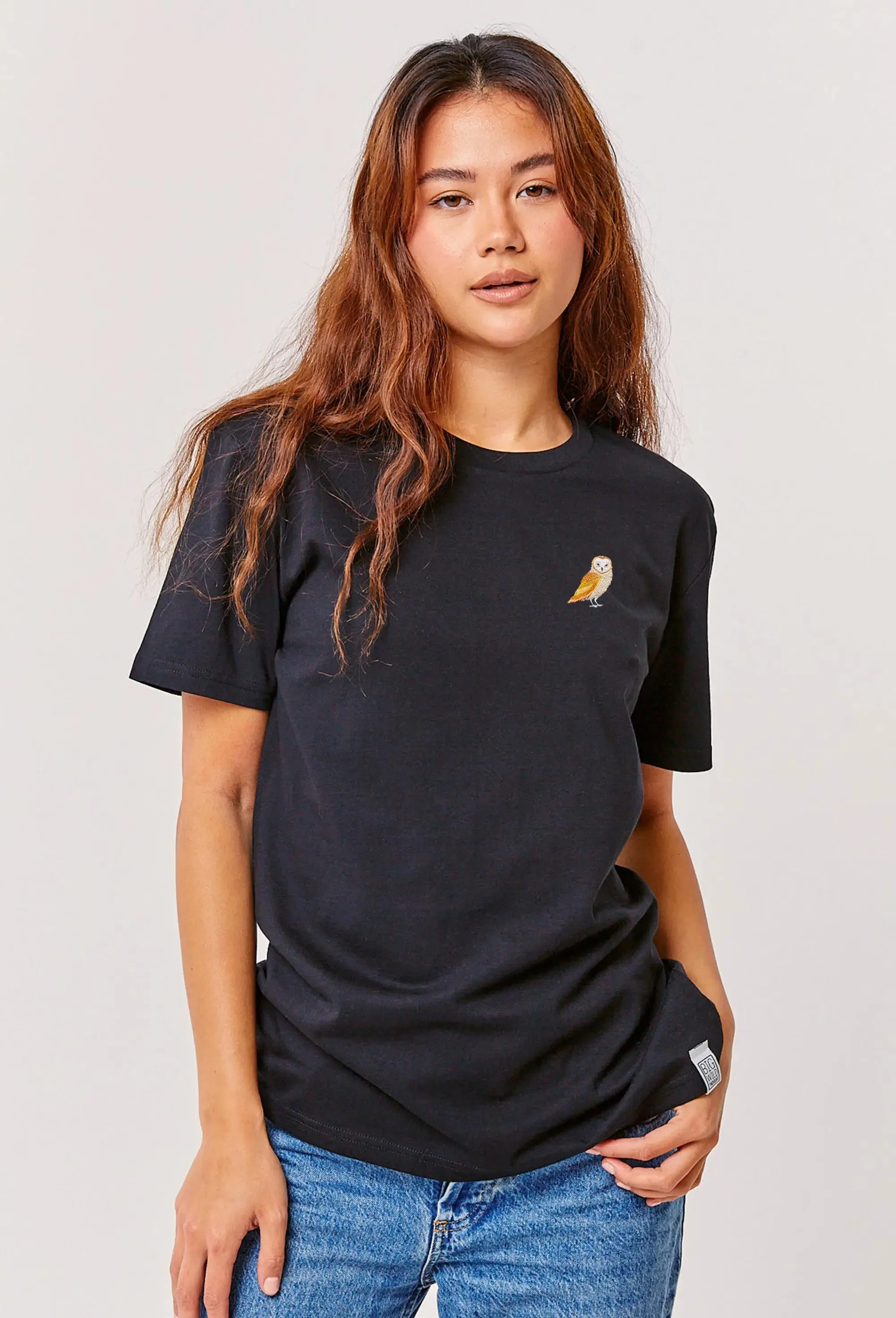 barn owl womens t-shirt