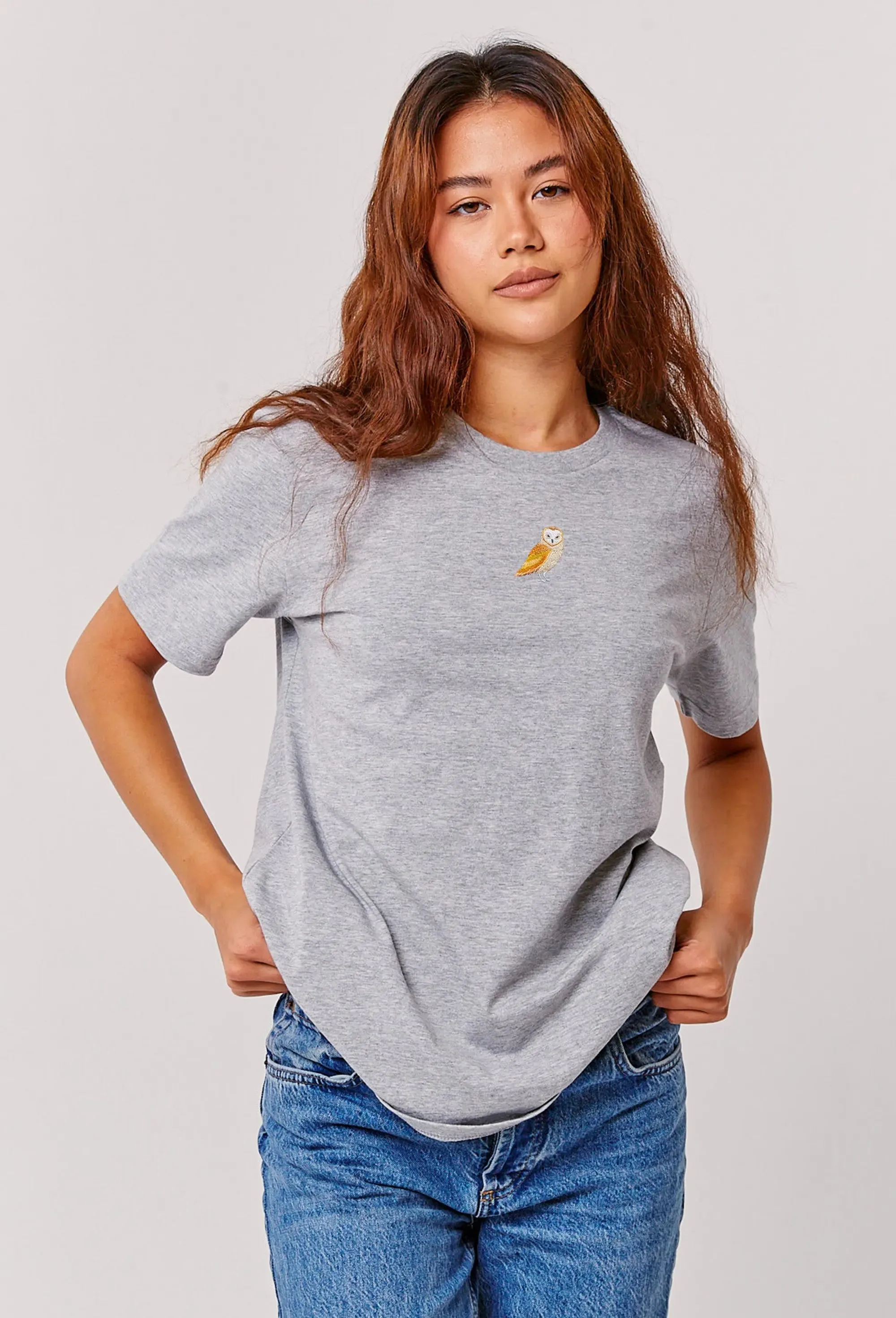 barn owl womens t-shirt