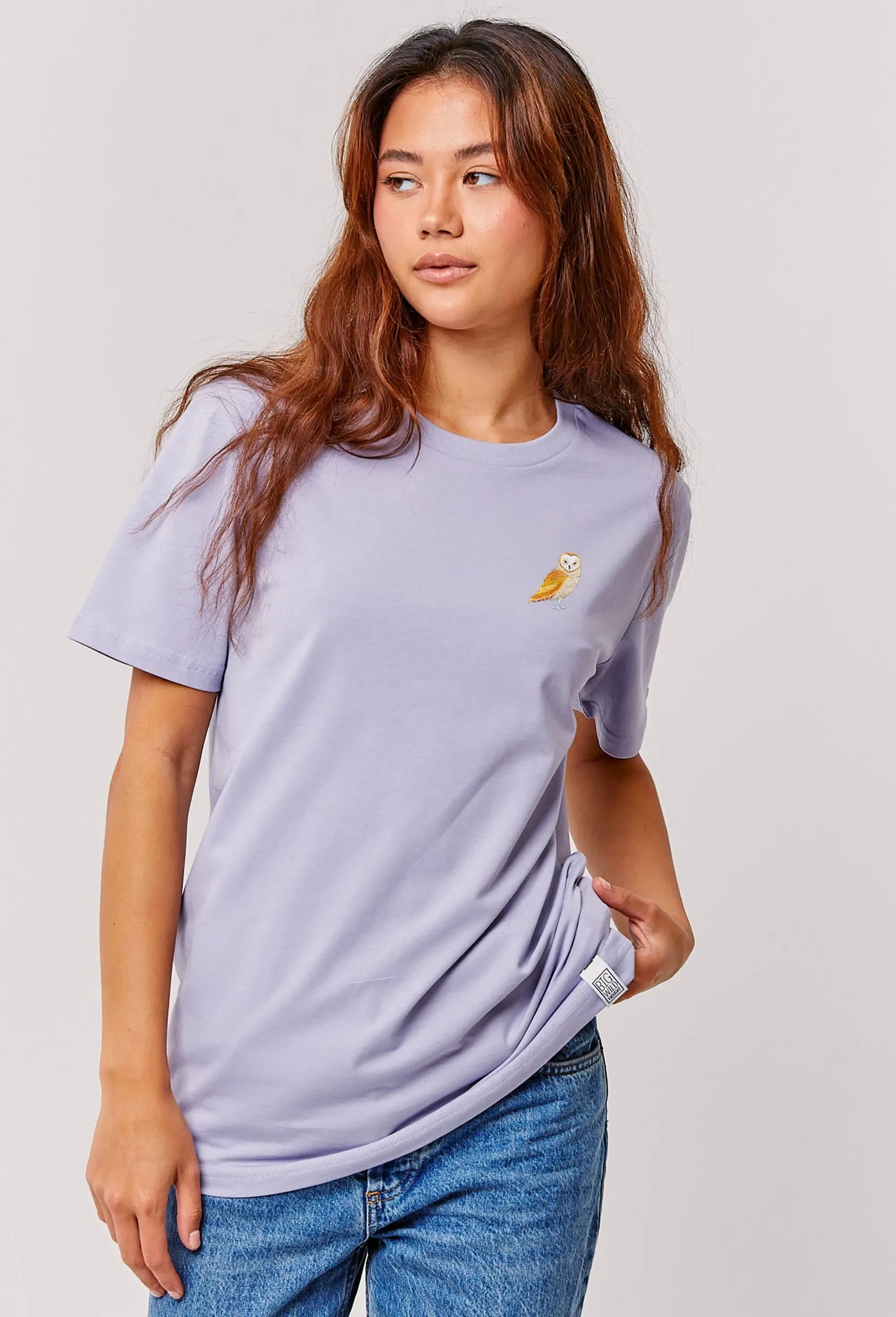 barn owl womens t-shirt