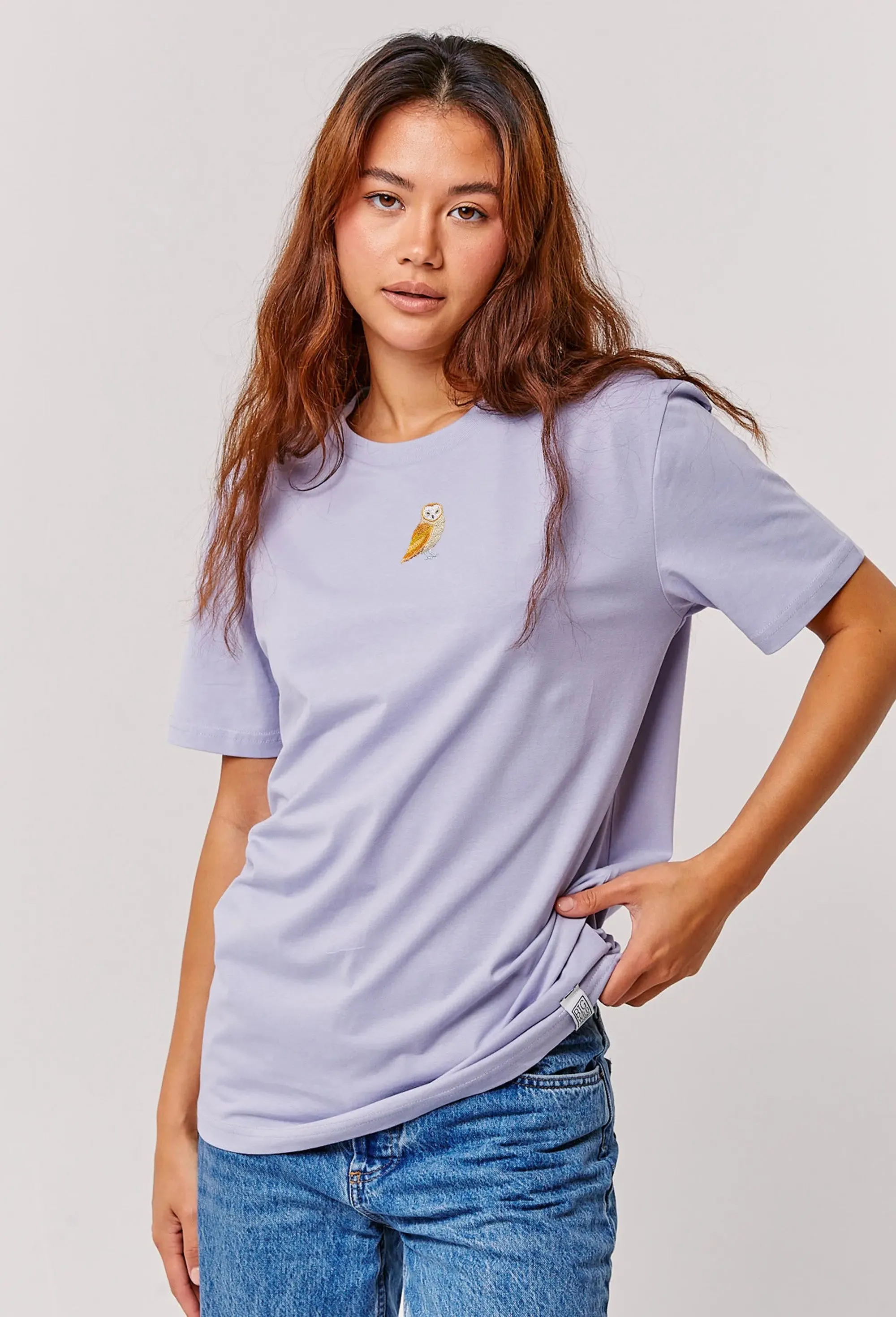 barn owl womens t-shirt