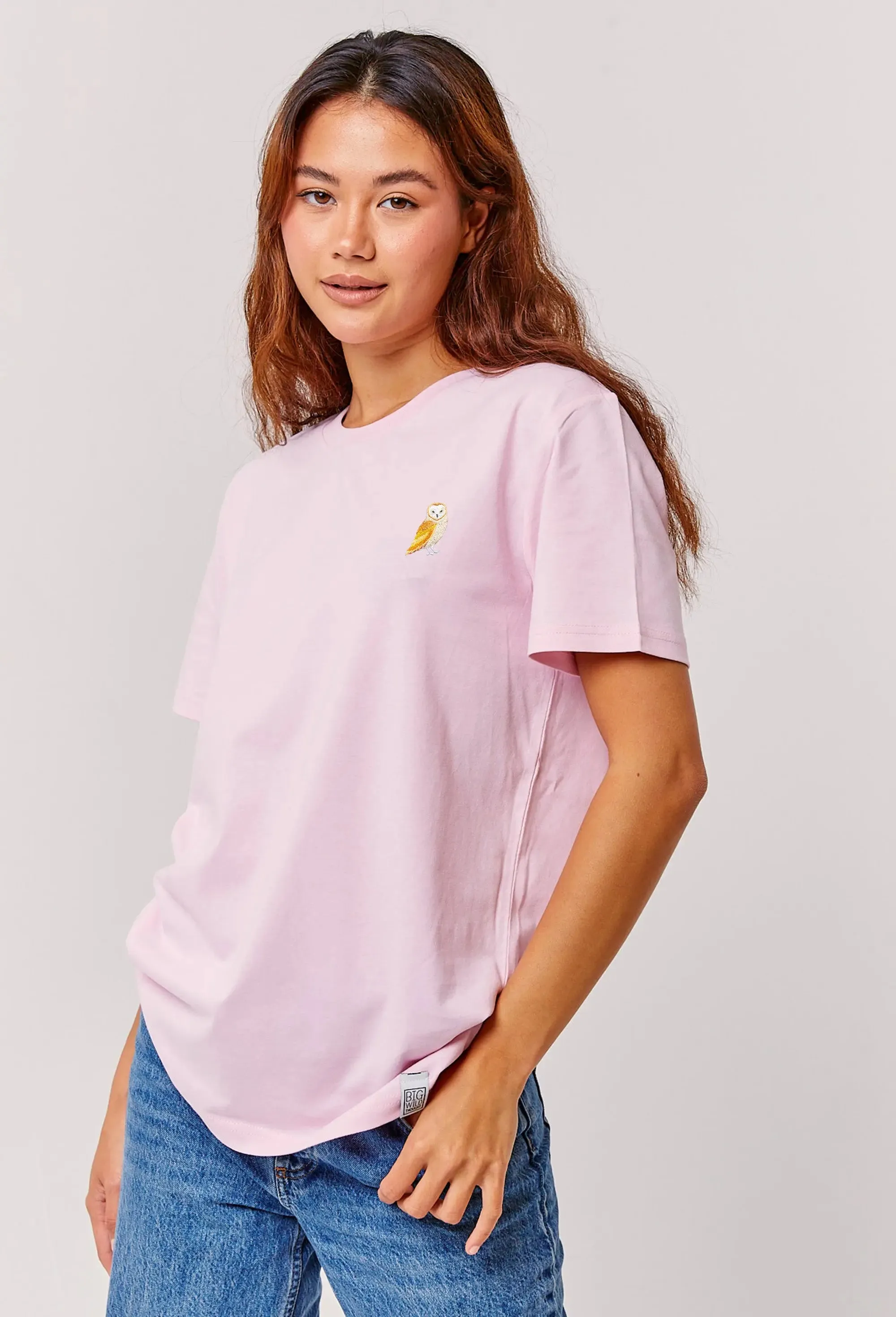 barn owl womens t-shirt