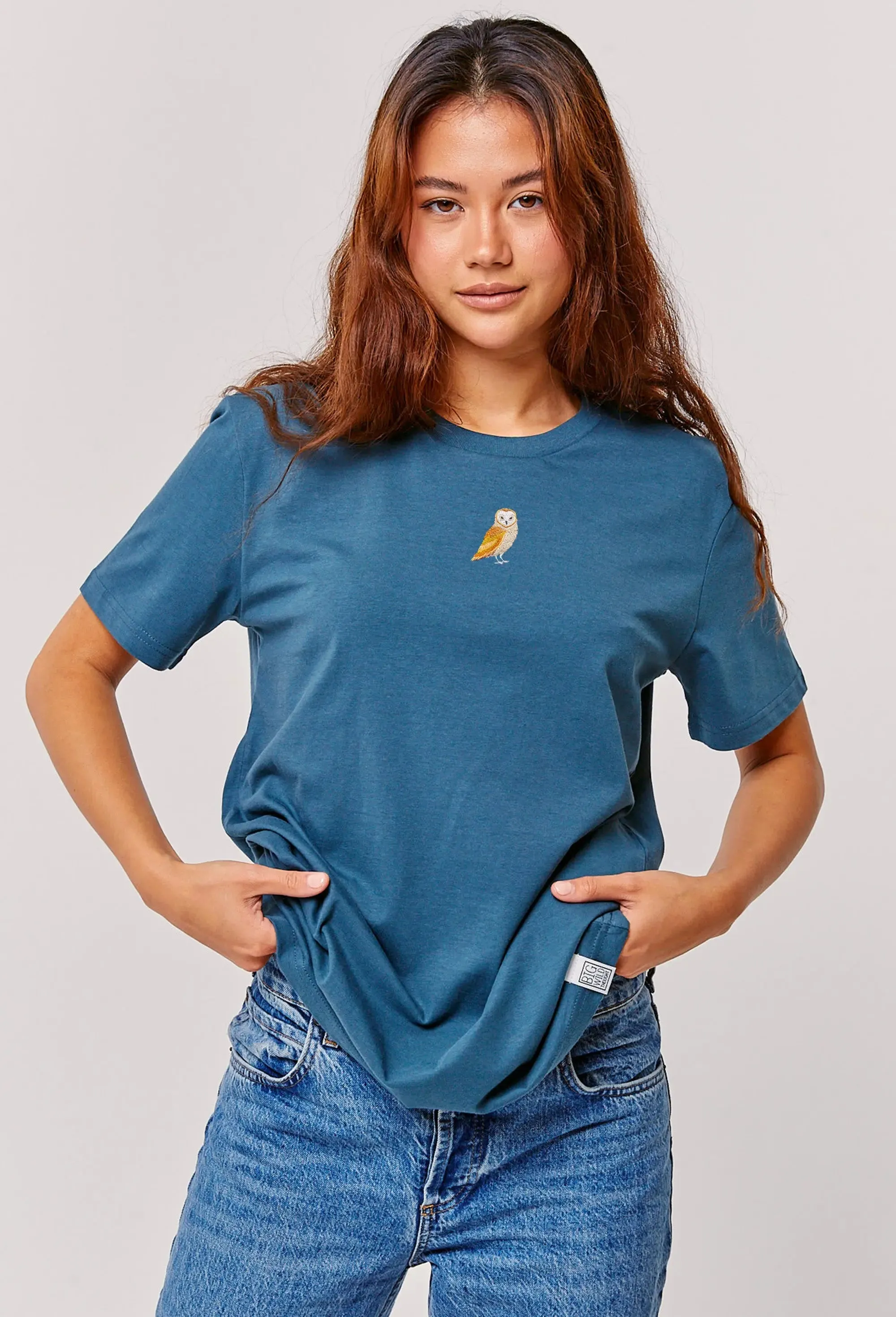 barn owl womens t-shirt