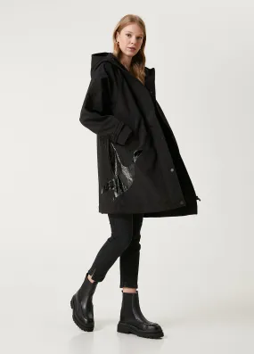 Beymen Club Hooded Coat Black Beymen Club Hooded Coat Black