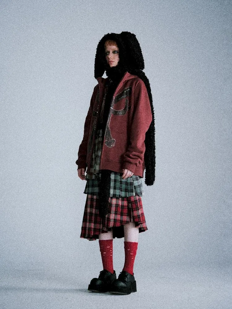 Big Silhouette Padded Hooded Sweatshirt【s0000005397】