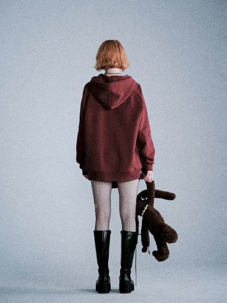 Big Silhouette Padded Hooded Sweatshirt【s0000005397】