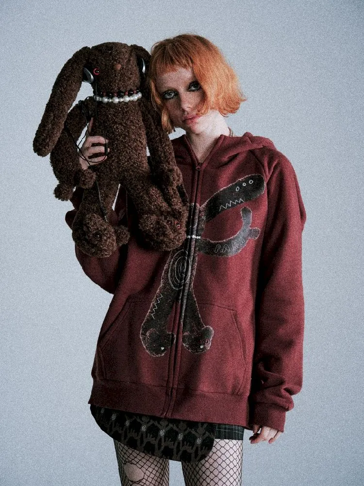 Big Silhouette Padded Hooded Sweatshirt【s0000005397】