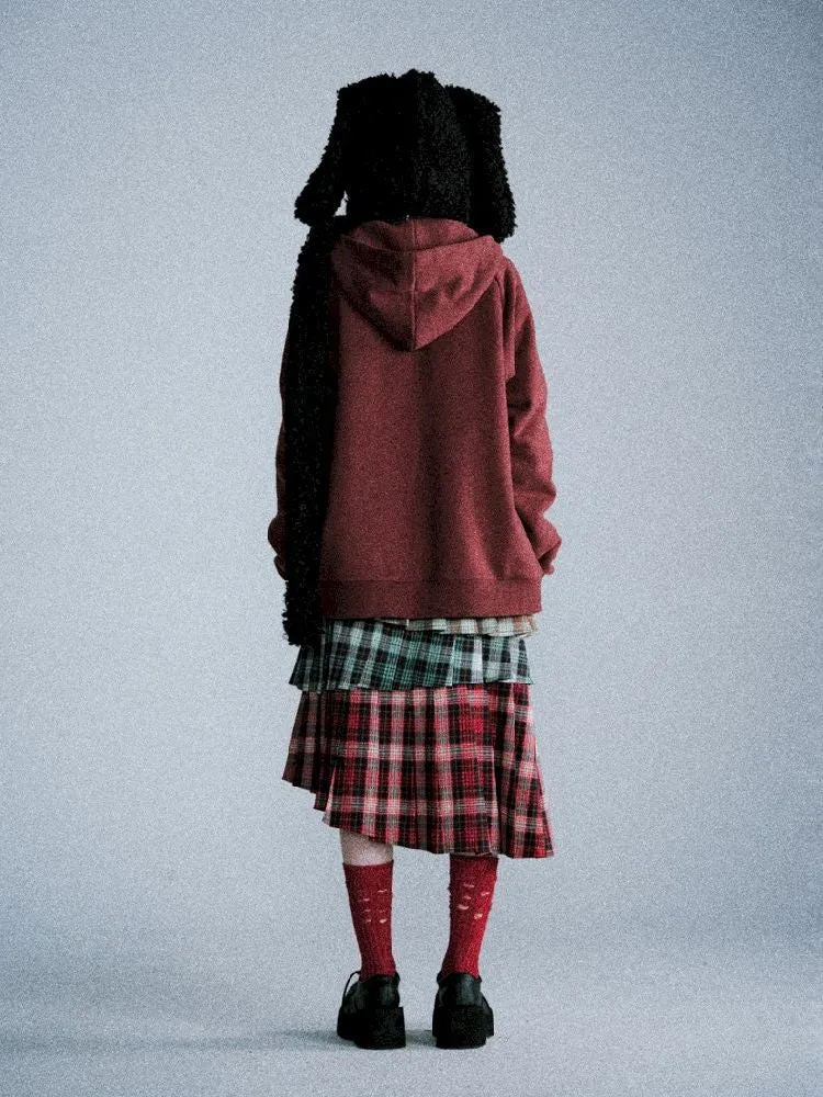 Big Silhouette Padded Hooded Sweatshirt【s0000005397】