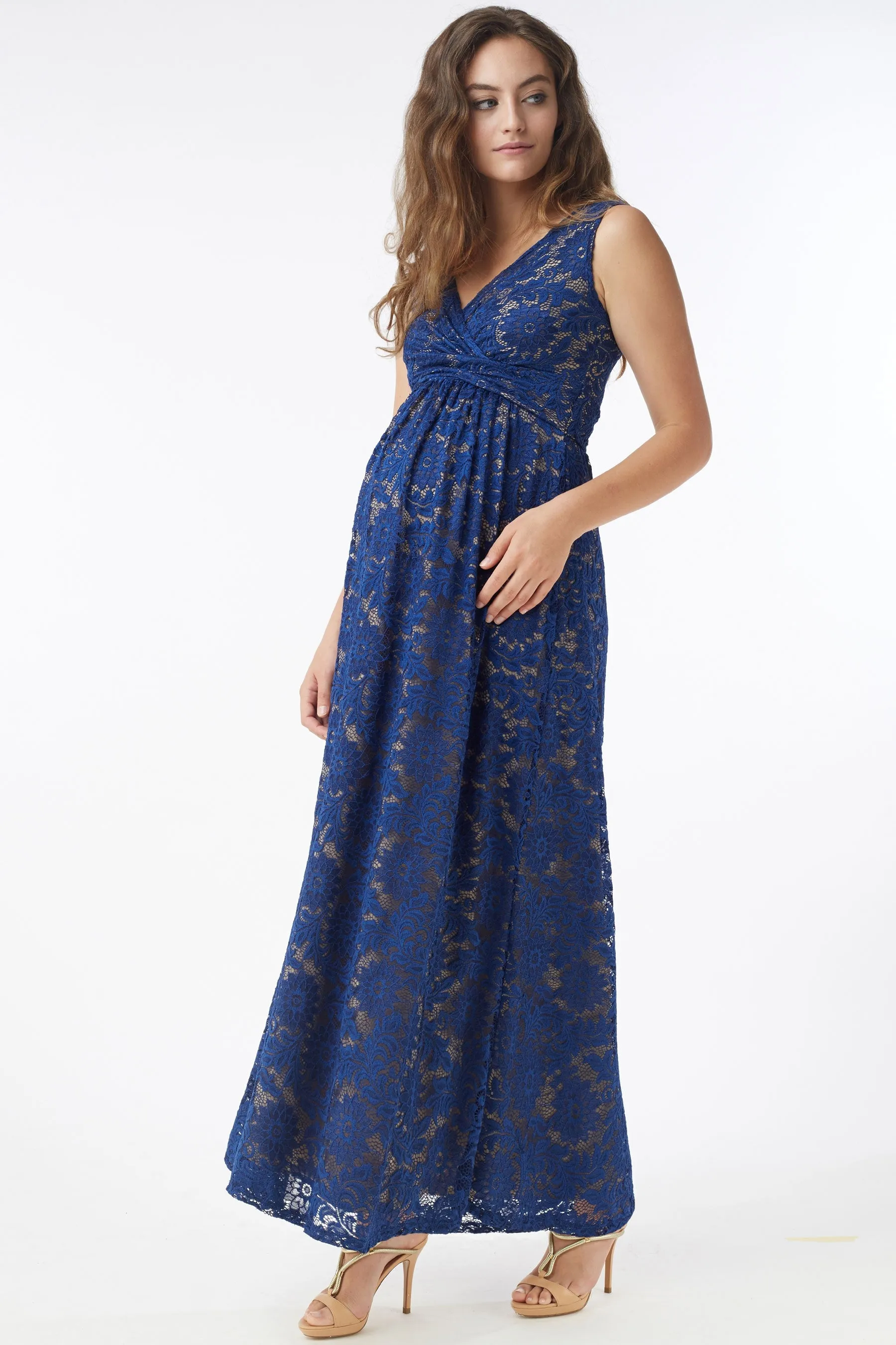 Chantilly Lace Maternity & Nursing Maxi by MEV