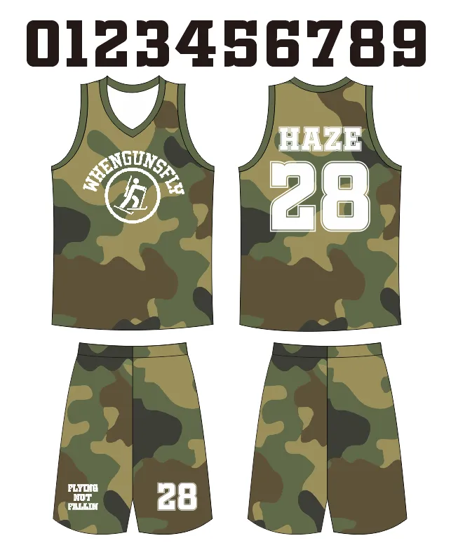 Custom Design Team Set College Basketball Uniform