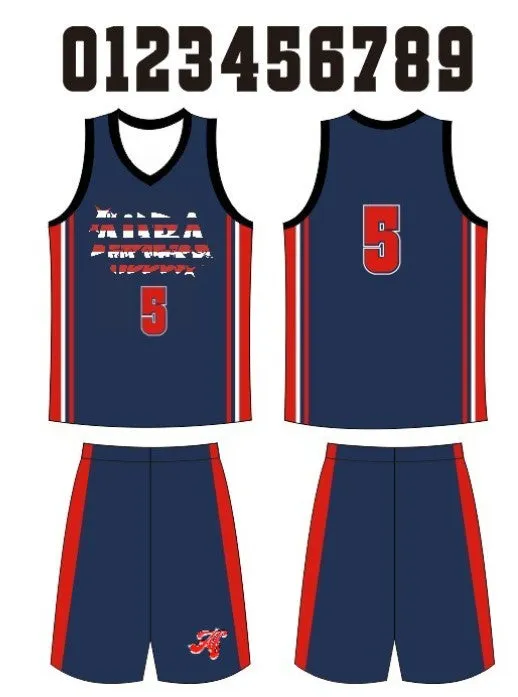 Custom Design Team Set College Basketball Uniform