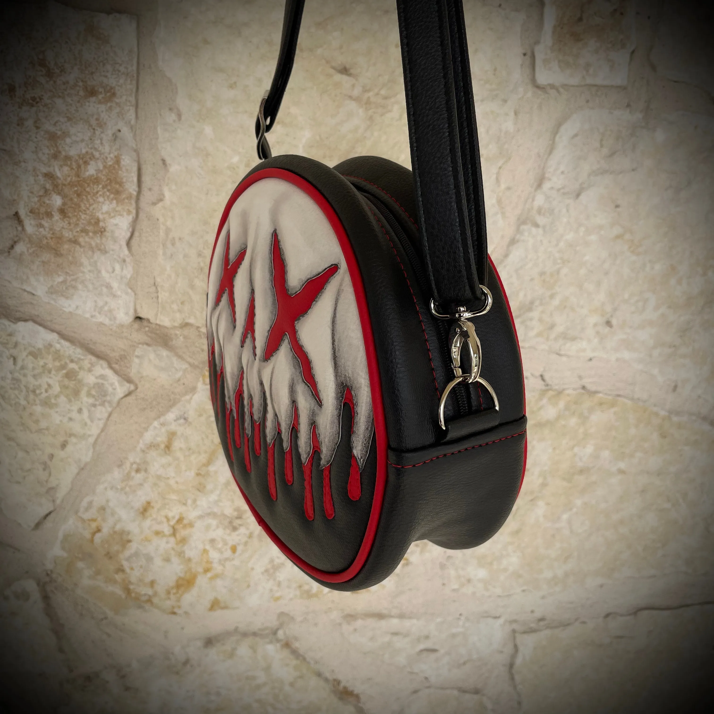 Drippy Drop X Eye Shadow Skull - Symphony Black & Matte Red - *PRE-ORDER