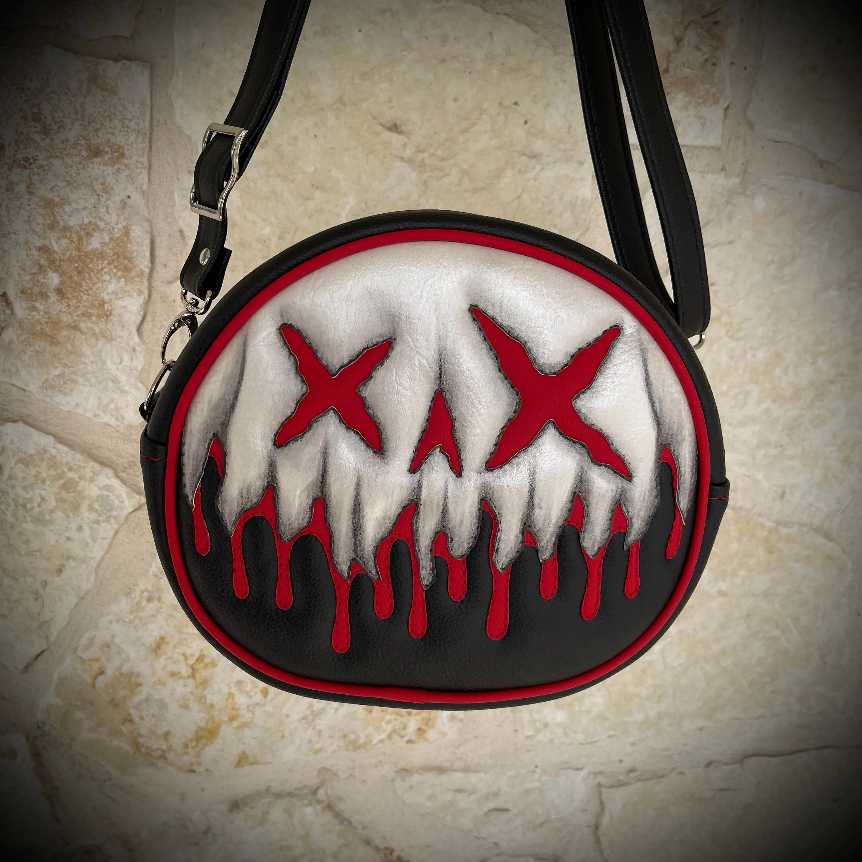 Drippy Drop X Eye Shadow Skull - Symphony Black & Matte Red - *PRE-ORDER