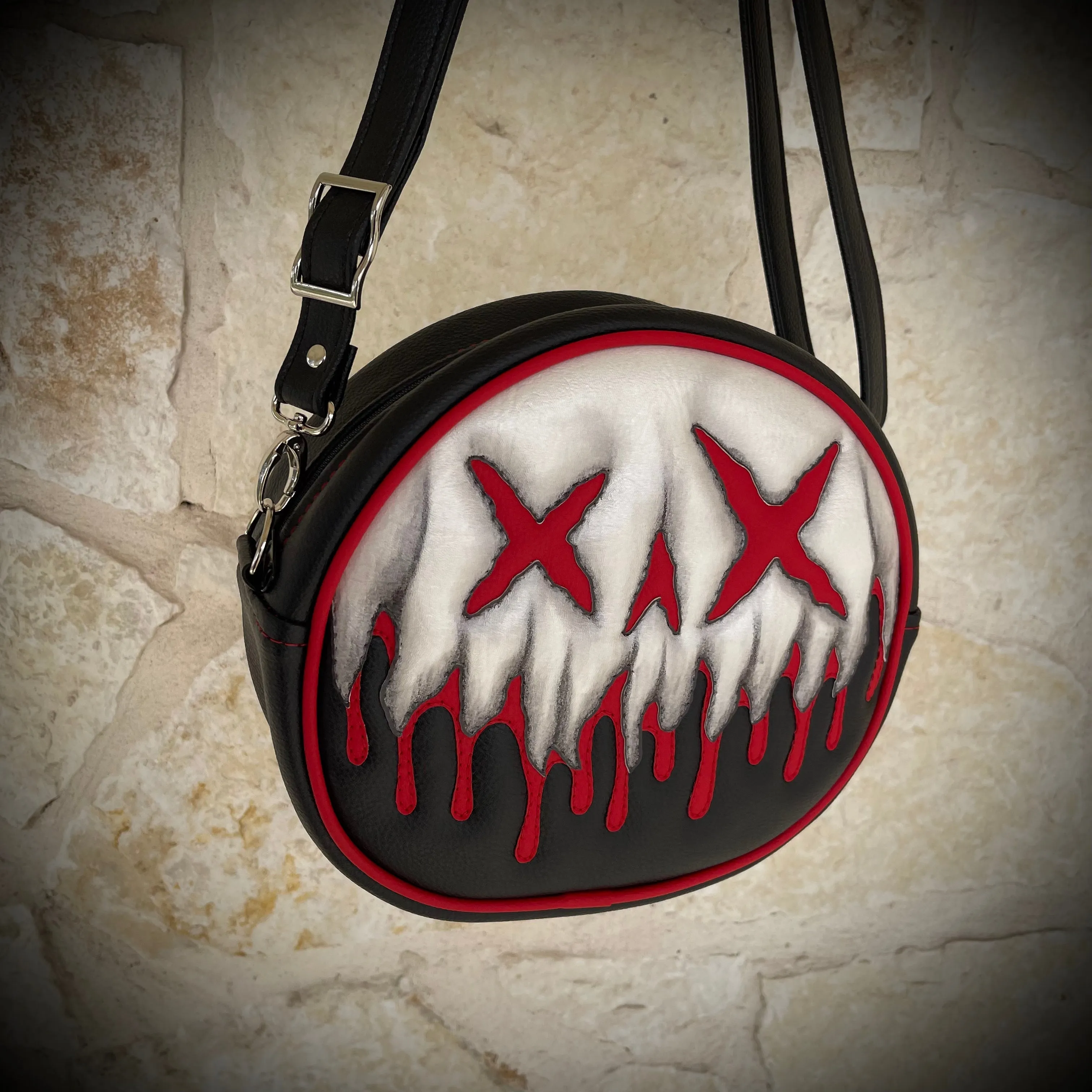 Drippy Drop X Eye Shadow Skull - Symphony Black & Matte Red - *PRE-ORDER