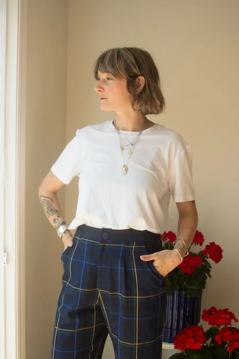Eve Gravel Snowdown Pants - Tartan (Online Exclusive)