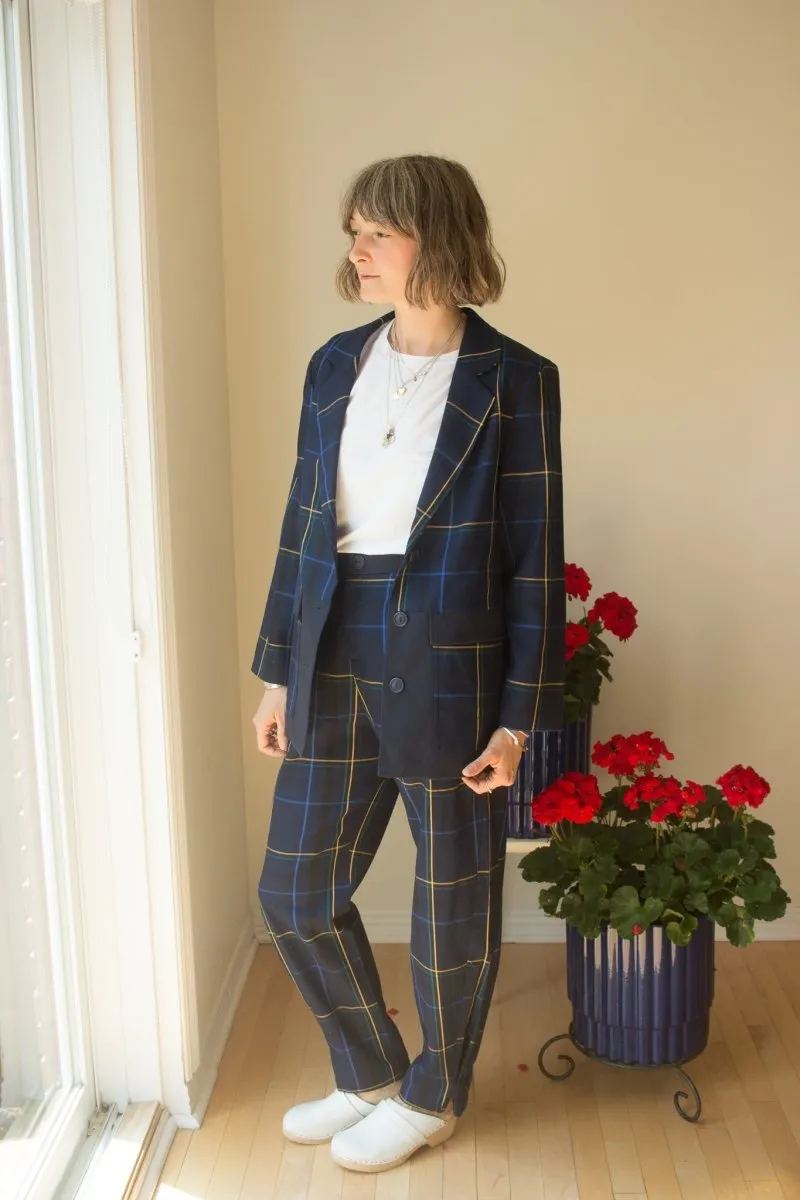 Eve Gravel Snowdown Pants - Tartan (Online Exclusive)