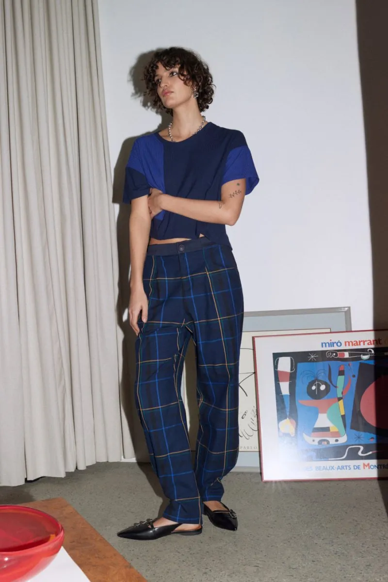 Eve Gravel Snowdown Pants - Tartan (Online Exclusive)