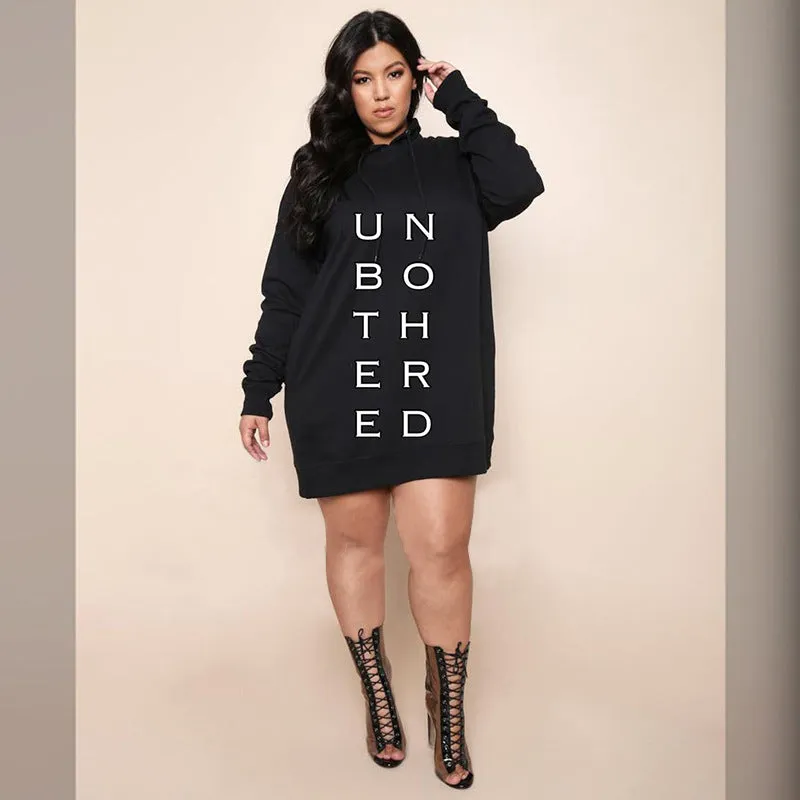 Fashion letter printed sweater dress（AY1368）