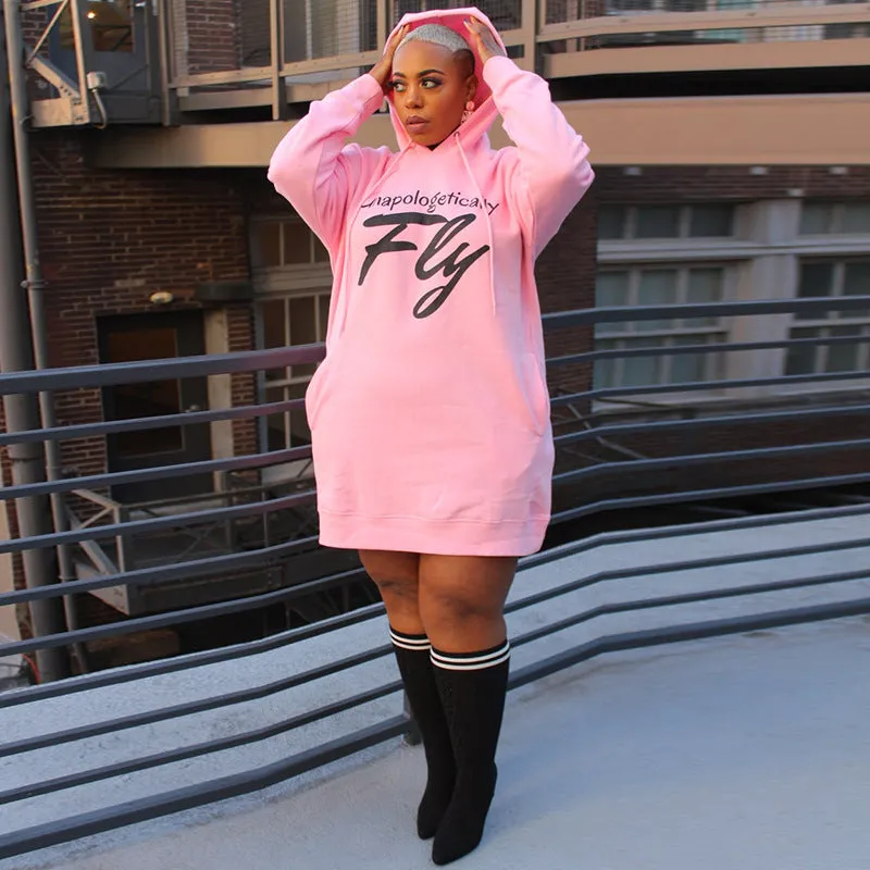 Fashion letter printed sweater dress（AY1368）