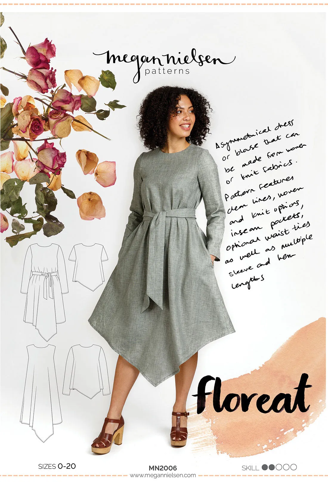 Floreat Dress & Top - Sewing Pattern | Megan Nielsen