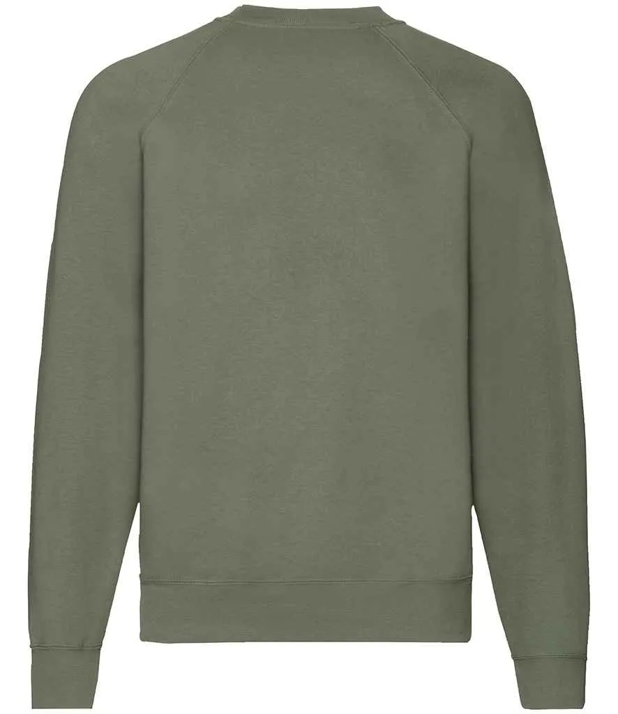 Fruit of the Loom Classic Raglan Sweatshirt - Dark Colours