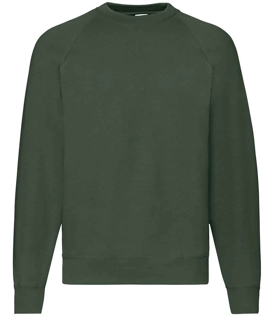 Fruit of the Loom Classic Raglan Sweatshirt - Dark Colours