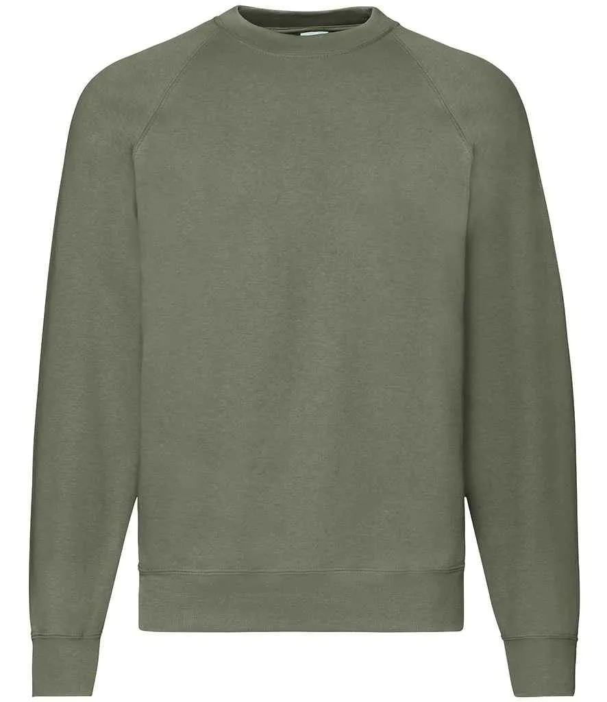 Fruit of the Loom Classic Raglan Sweatshirt - Dark Colours
