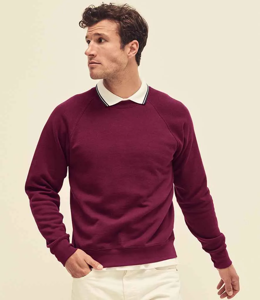 Fruit of the Loom Classic Raglan Sweatshirt - Dark Colours
