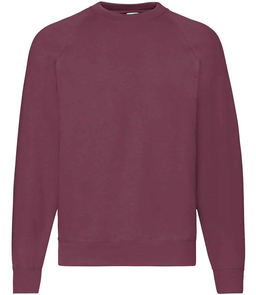Fruit of the Loom Classic Raglan Sweatshirt - Dark Colours