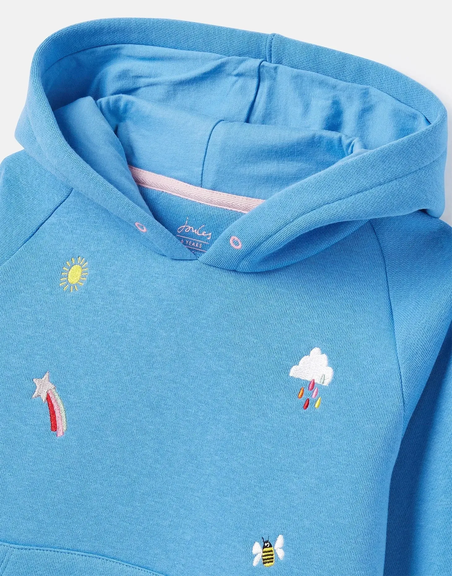 Girls' Lucas Raglan Sleeve Hooded Sweatshirt | Joules