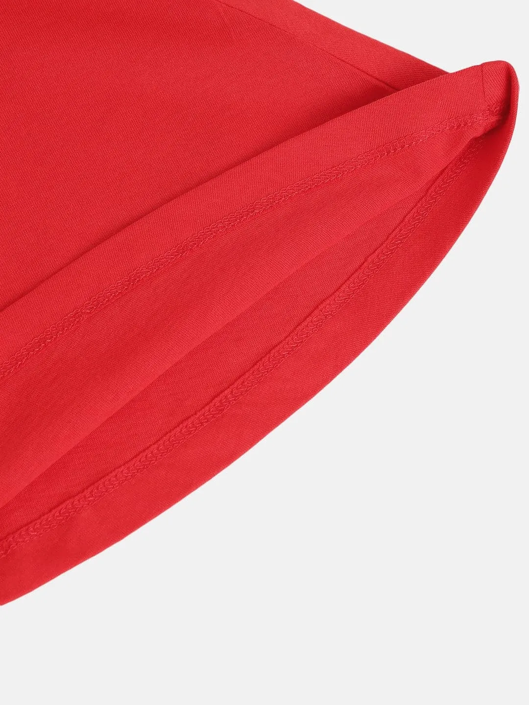Girls Red Life-Is-Good Skater Dress - Lyush Kids