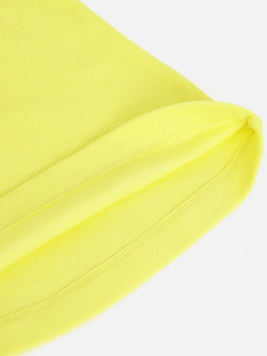 Girls Yellow Rib Tent Dress - Lyush Kids