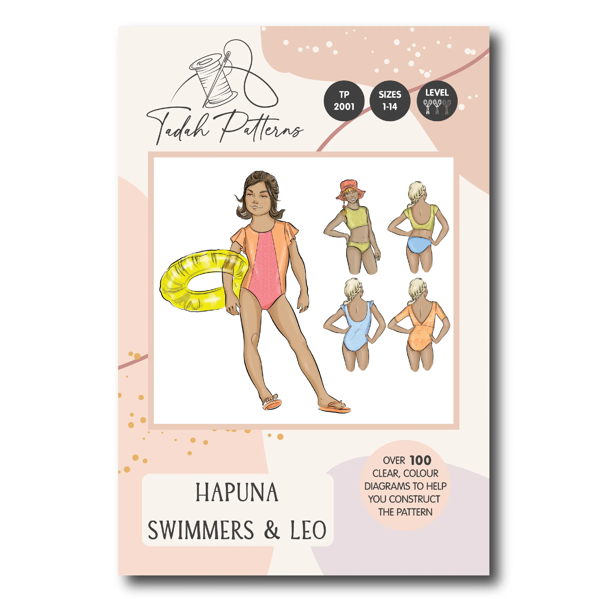 Hapuna Swimmers & Leotard Sewing Pattern