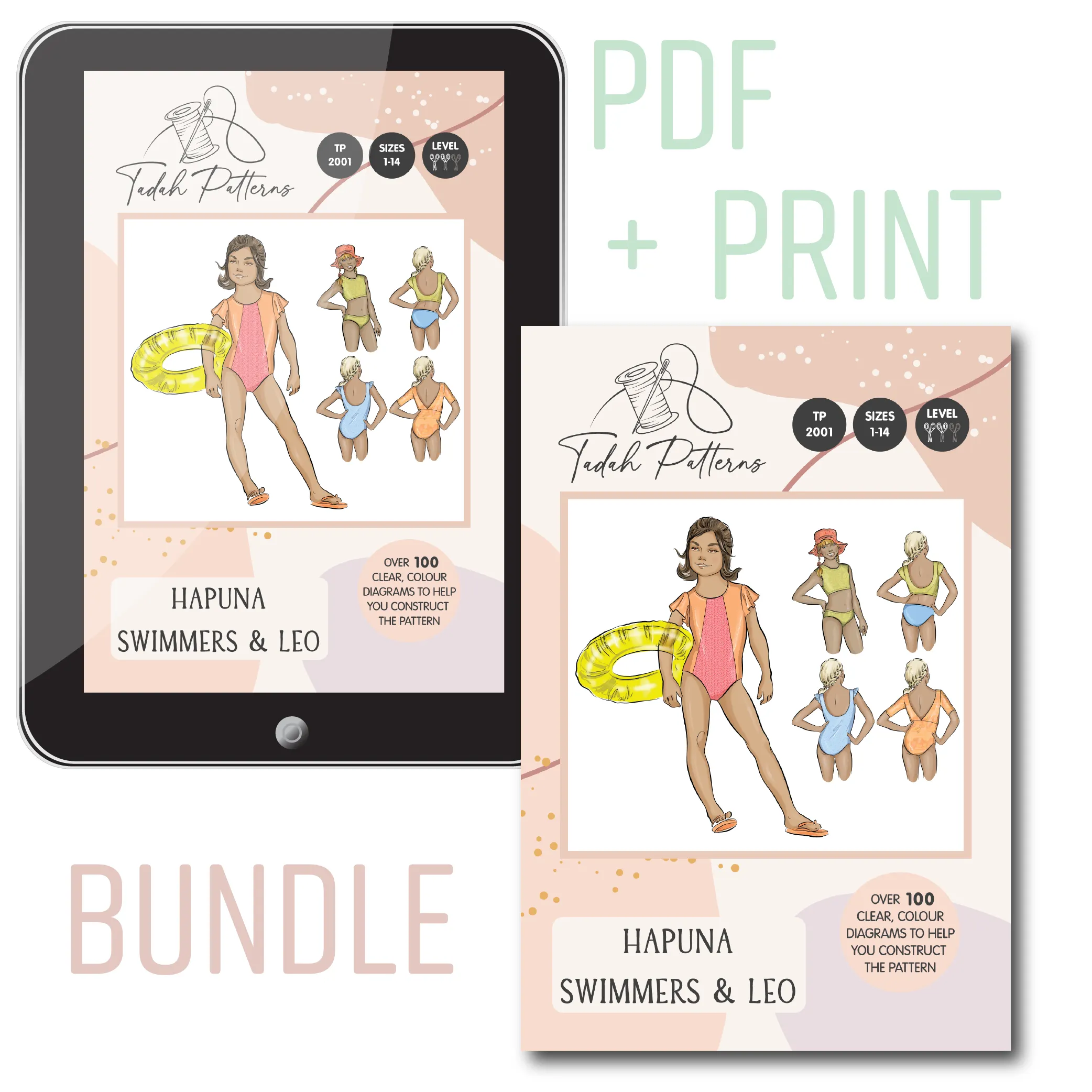 Hapuna Swimmers & Leotard Sewing Pattern