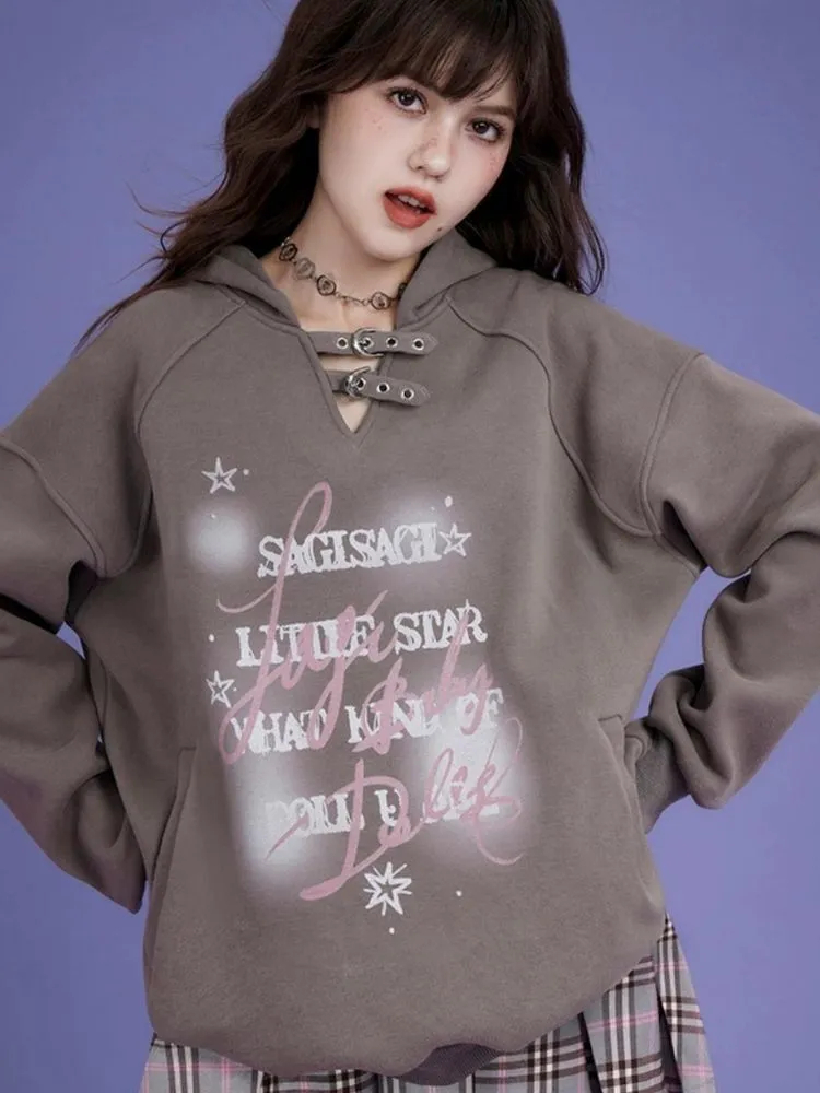 Hooded Padded Thick Sweatshirt【s0000004430】
