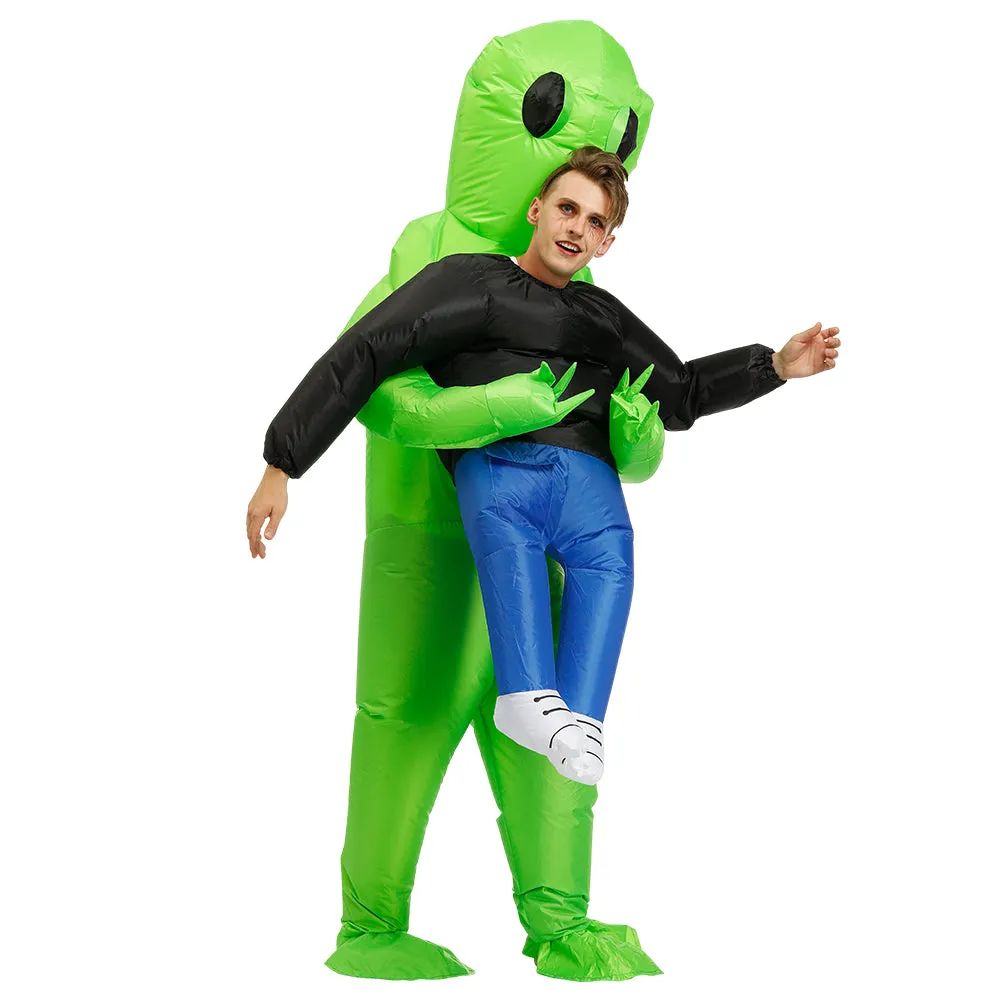Inflatable Alien Carrying Me Halloween Christmas Costume Fancy Dress